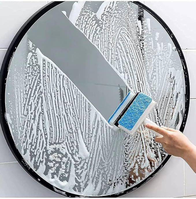 Window and Mirror Cleaning Wiper for Streak-Free Glass