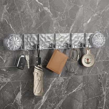 Luxury Crystal Wall Mounted Kitchen Hook Rack (1 Piece)