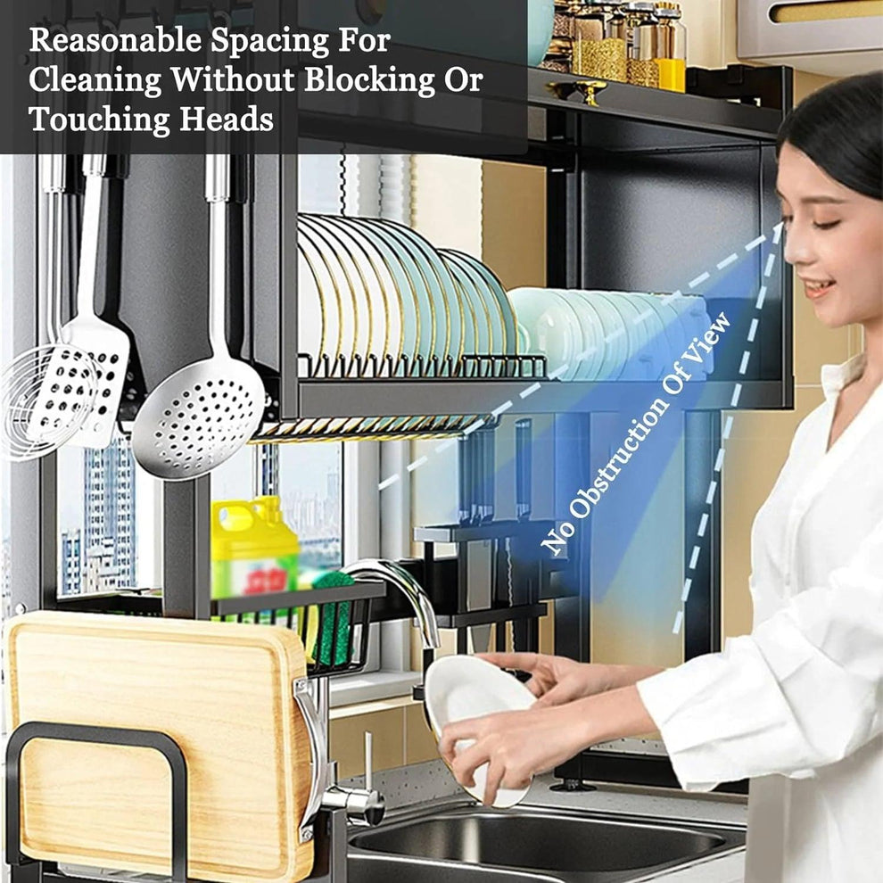 Over The Sink Rack for Kitchen Organization and Storage