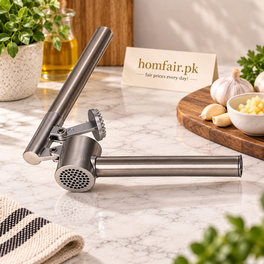 Danny Home Premium Stainless Steel Garlic Presser – 5 × 16 × 3cm Efficient Kitchen Preparation Tool