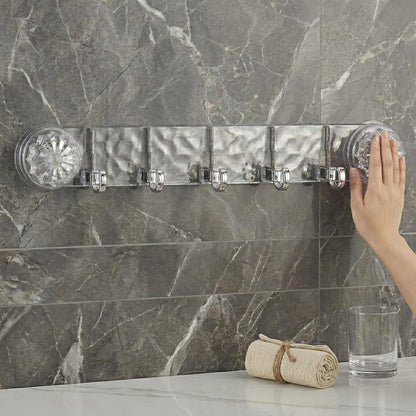 Luxury Crystal Wall Mounted Kitchen Hook Rack (1 Piece)