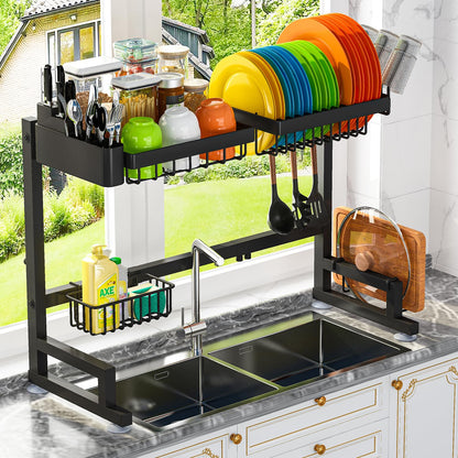Over The Sink Rack for Kitchen Organization and Storage
