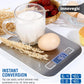 Premium Stainless Steel Digital Kitchen Scale 5kg Capacity Ultra Slim Design