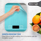 Premium Stainless Steel Digital Kitchen Scale 5kg Capacity Ultra Slim Design
