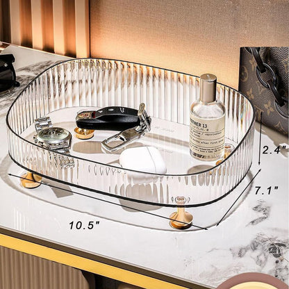 Acrylic Vanity Tray – Perfume & Cosmetic Organizer