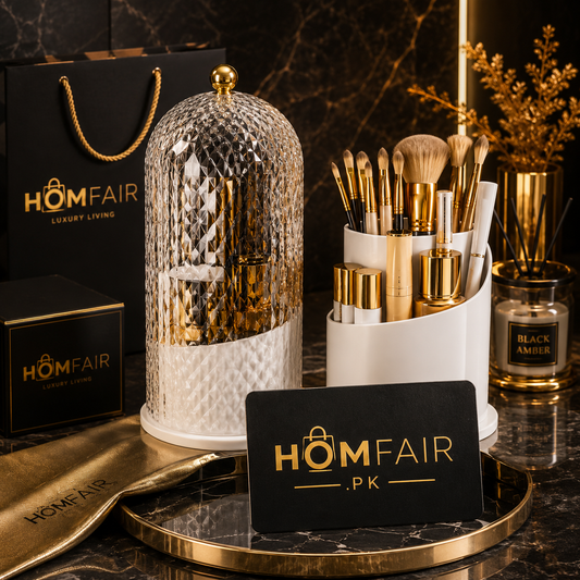 Diamond Pattern Cosmetic Brush Holder