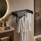Wall Mounted Foldable Clothes Drying Rack – Space Saving Laundry Hanger