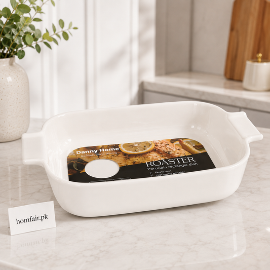 Danny Home 11.5" Porcelain Rectangular Serving Dish