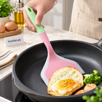 Flexible Silicone Kitchen Scraper for Dishes, Bowls and Cookware Cleaning