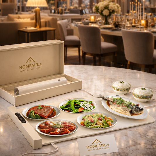 Luxury Rechargeable Electric Food Warming Tray – Cordless Smart Hot Plate with 8H Timer