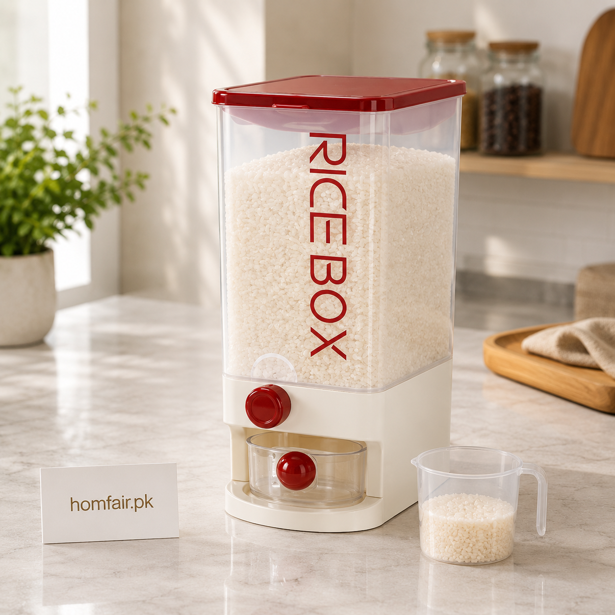 Premium 10KG Rice Storage Dispenser Container