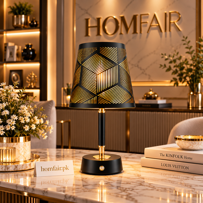 GeoLuxe Modern Table Lamp