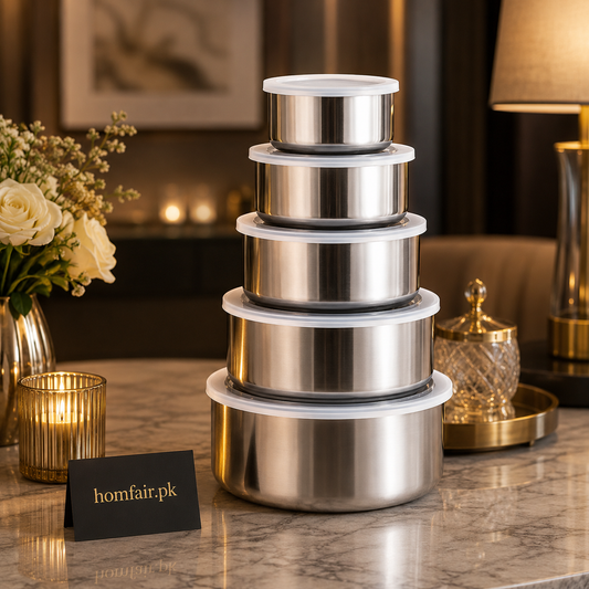 5 pcs Stainless Steel Bowl set