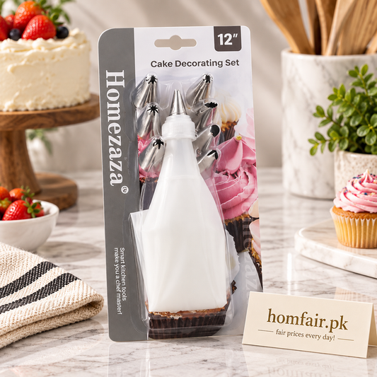 Danny Home Professional 9-Piece Piping Bag Set – 40cm Premium Cake Decorating & Baking Collection