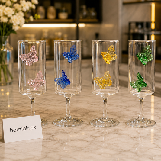 Luxury Butterfly Glass – Premium Decorative Drinkware