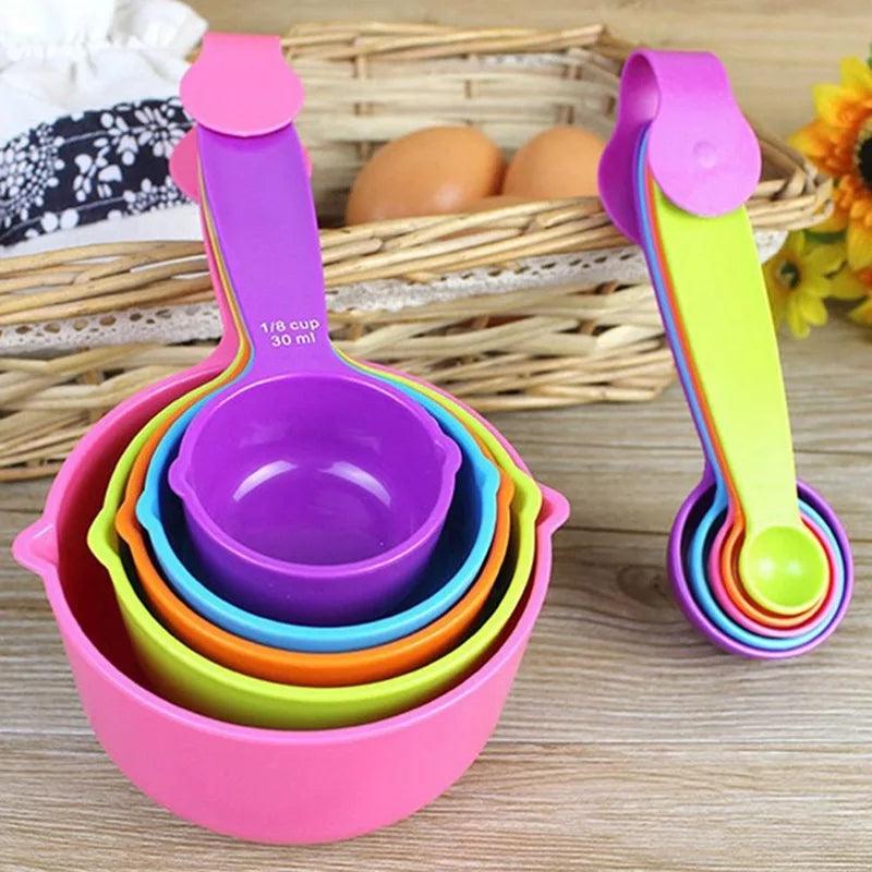 9-Piece Measuring Cup and Spoon Set for Accurate Cooking and Baking