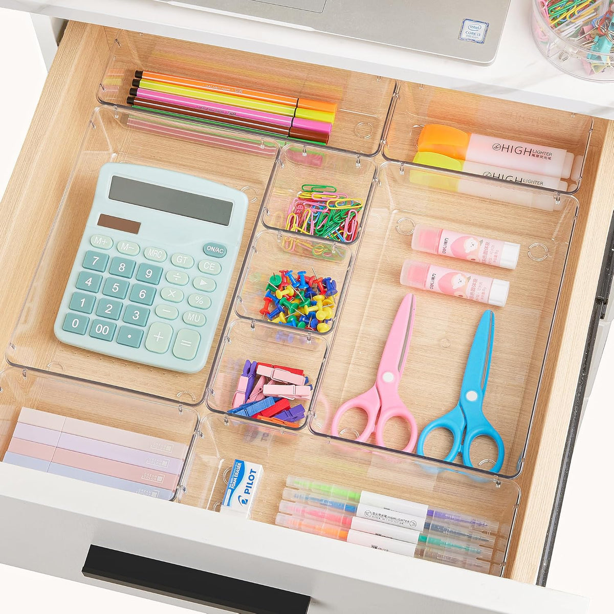 Transparent Drawer Organizer – Clear Multipurpose Storage Box