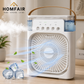 Portable Mist Fan with Water Cooling Rechargeable Air Cooler Fan