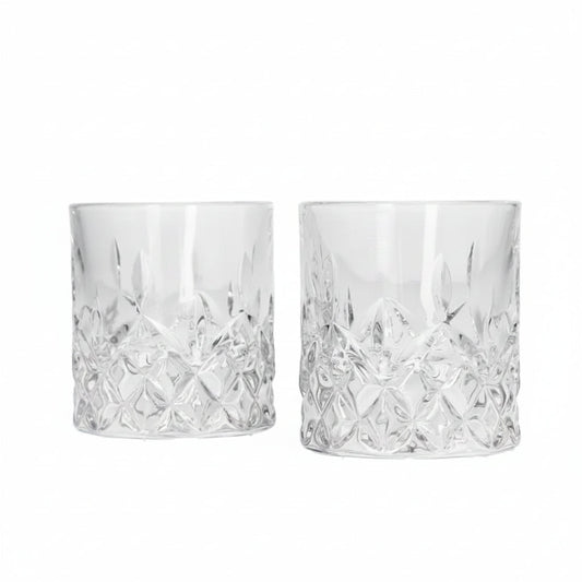 Danny Home Premium 2-Piece Glass Set 200ml for Elegant Everyday Dining & Entertaining