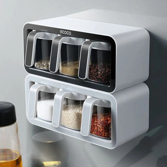 Ecoco Wall Mounted Premium Quality Spice Box