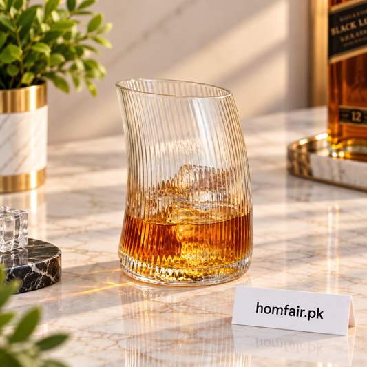 Danny Home Elegant Glassware Collection – 4-Piece Drinking Glass Set, 325ml Premium Tableware