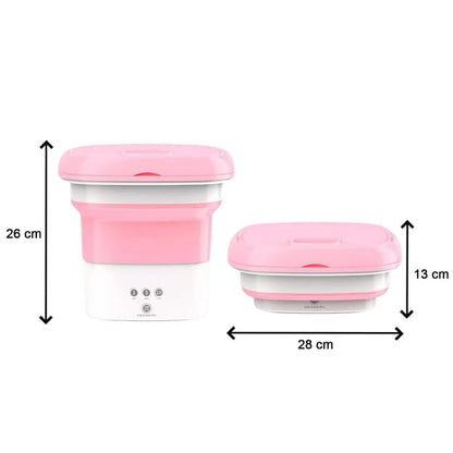 Mini Foldable Washing Machine Portable Laundry Washer for Home and Travel