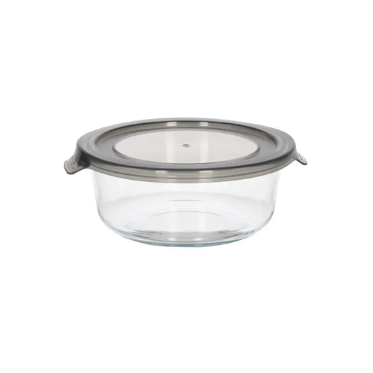 Danny Home Premium 635ml Round Crisper Glass with PP Lid for Elegant Everyday Dining & Kitchen Organization