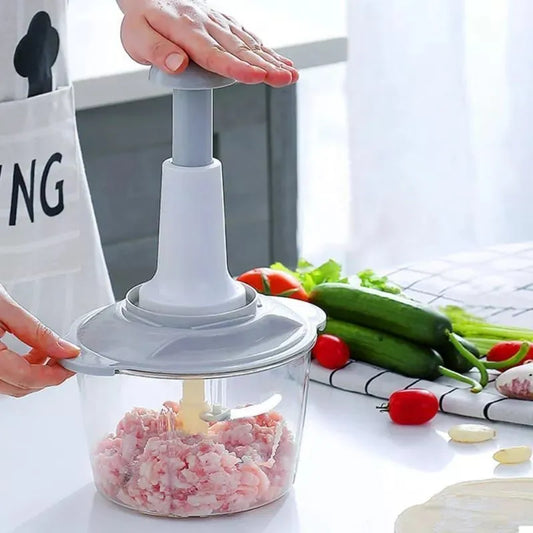 Manual Push Chopper Quick Vegetable Cutter