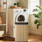 Luxury Foldable Bamboo Laundry Hamper with Lid