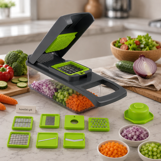 16 in 1 Multifunctional Vegetable Slicer Cutter with Storage Container