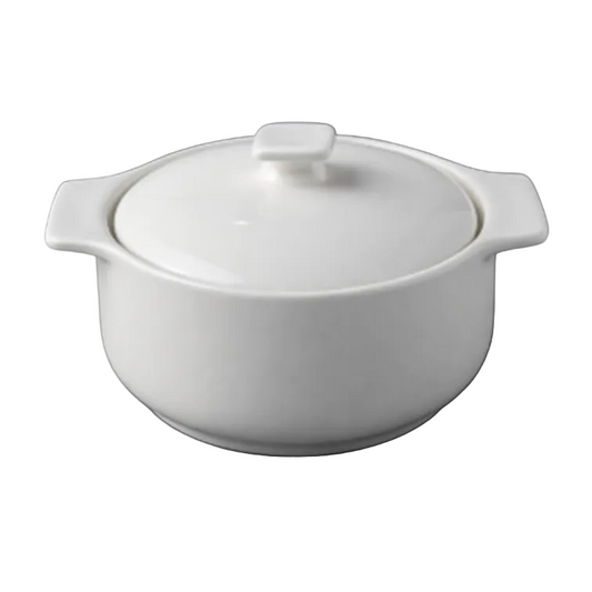Danny Home Elegant 5-Inch Round Porcelain Bakeware Dish for Individual Cakes & Pastries