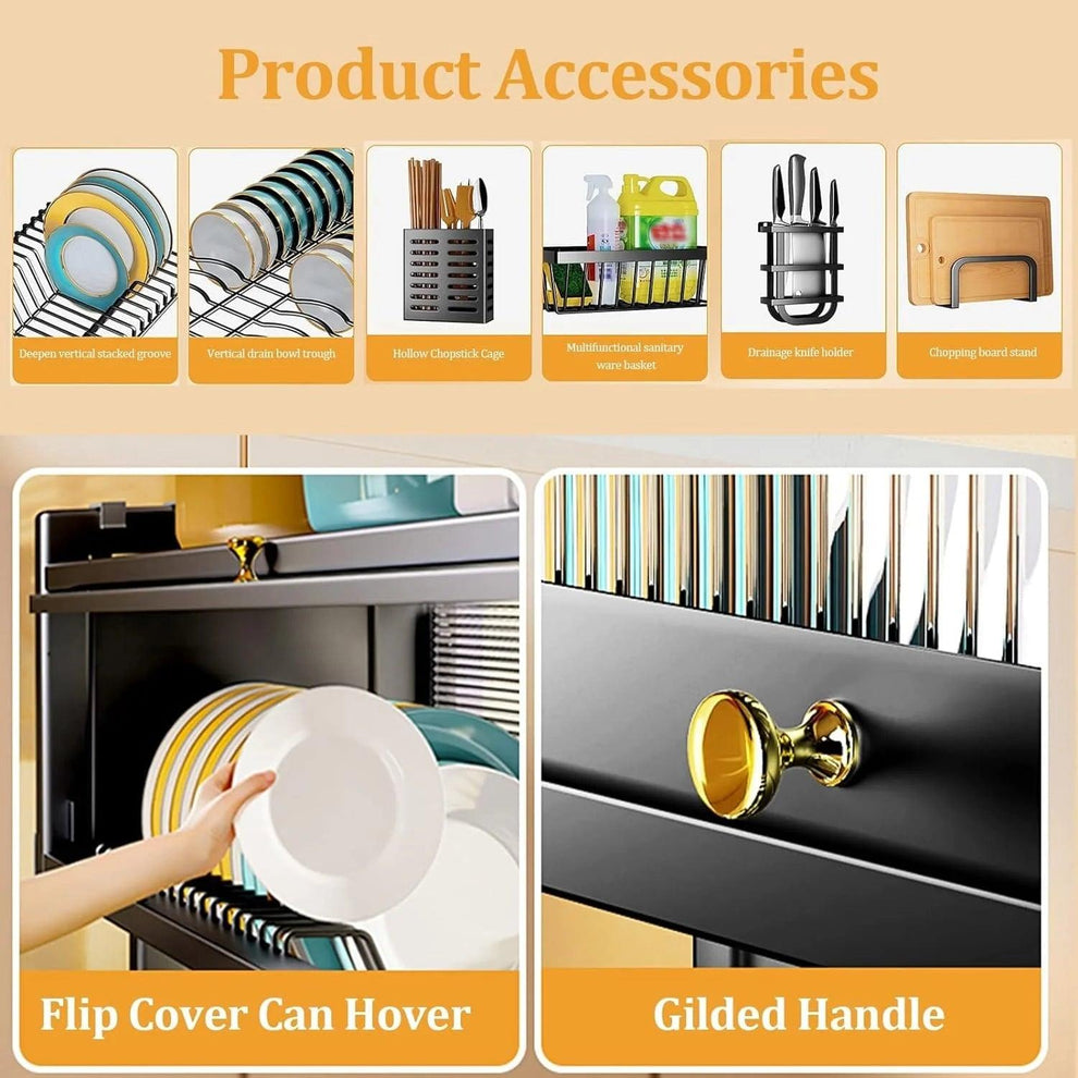 Over The Sink Rack for Kitchen Organization and Storage