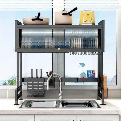 Over The Sink Rack for Kitchen Organization and Storage