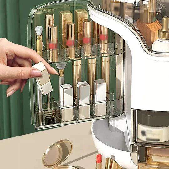 Luxury Cosmetic Organizer Elegant Vanity & Desktop Storage Box