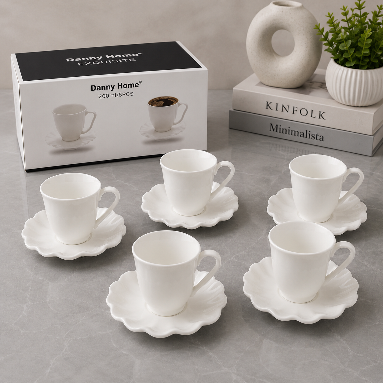 Danny Home 4Pcs Glass Set – 385ml