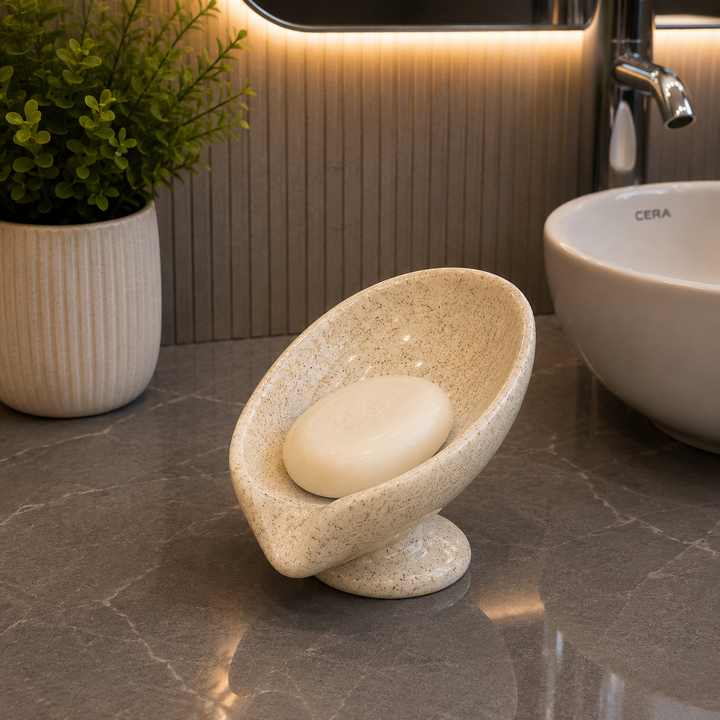 Brilliant Luxury Beige Granite Soap Dish