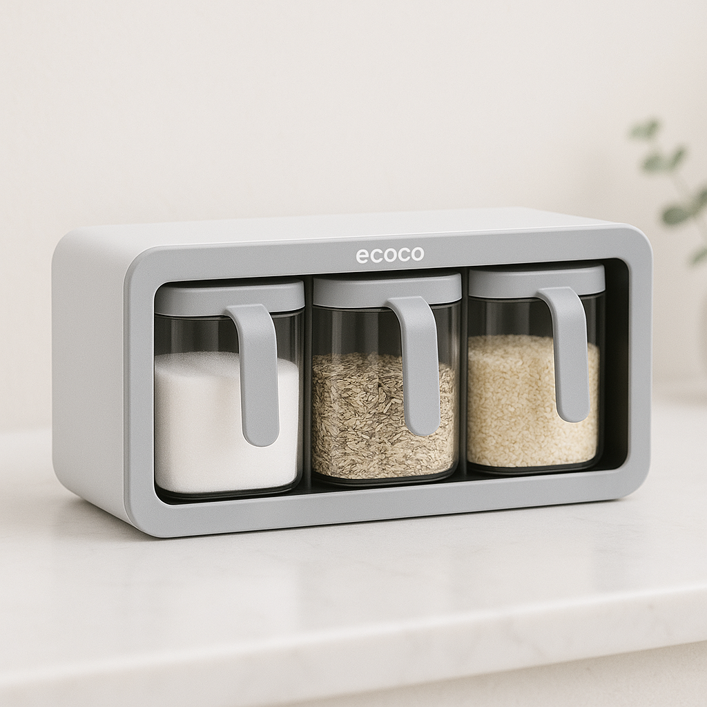 Ecoco Wall Mounted Premium Quality Spice Box