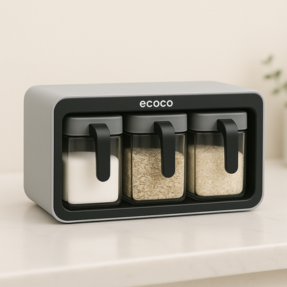 Ecoco Wall Mounted Premium Quality Spice Box