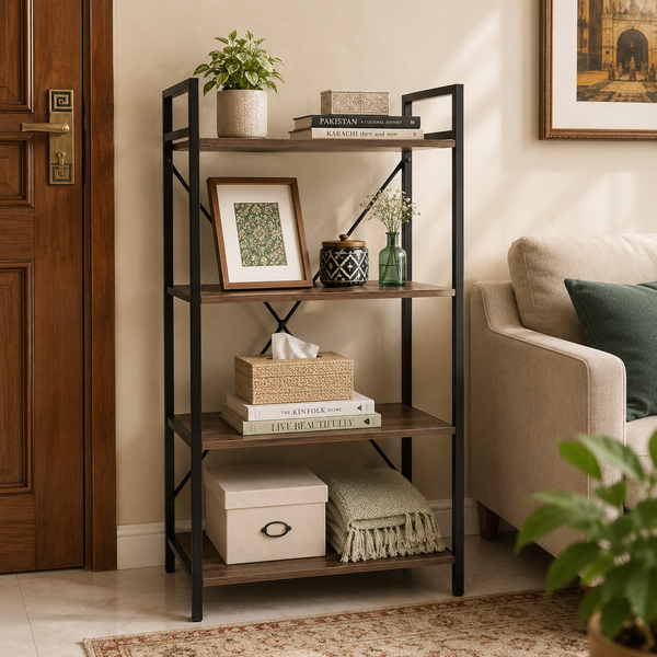 4 Tier Kitchen Storage Rack Microwave & Organizer Shelf Stand