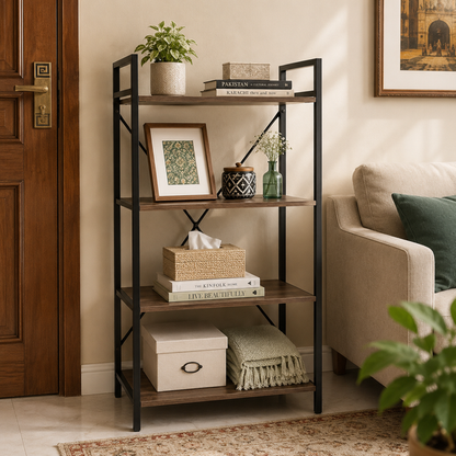4 Tier Kitchen Storage Rack Microwave & Organizer Shelf Stand