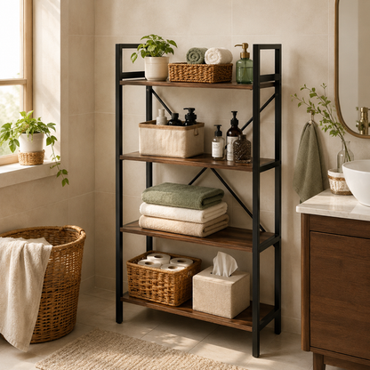 4 Tier Kitchen Storage Rack Microwave & Organizer Shelf Stand
