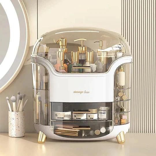 Luxury Cosmetic Organizer Elegant Vanity & Desktop Storage Box