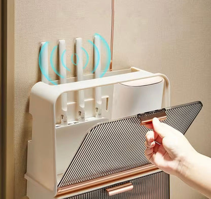 Luxury Wall-mounted WiFi Router Shelf for Space-Saving Convenience