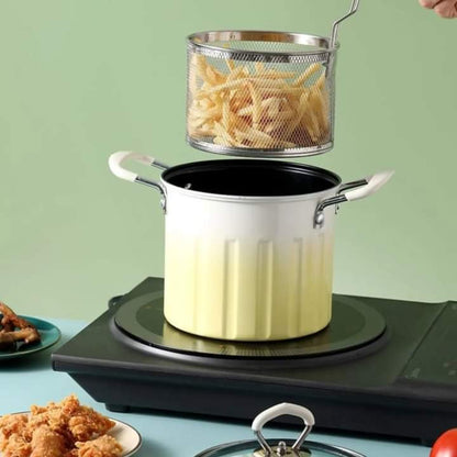 3 Litre Deep Frying Pot With Strainer