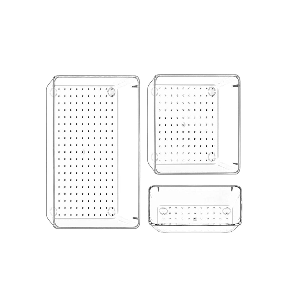 Transparent Drawer Organizer – Clear Multipurpose Storage Box
