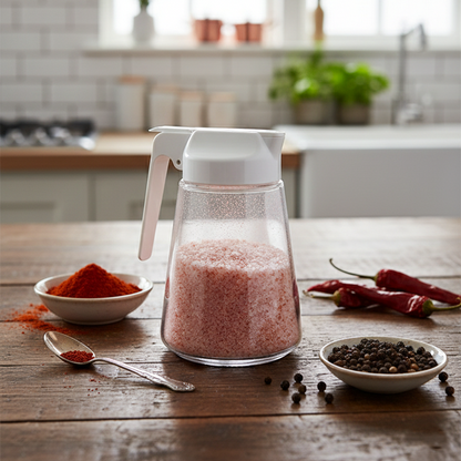 Limon Sliding Lid Glass Sugar Dispenser