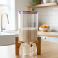 Luxury 5500ml Rice Dispenser with Measuring Cup Elegant Kitchen Storage Jar