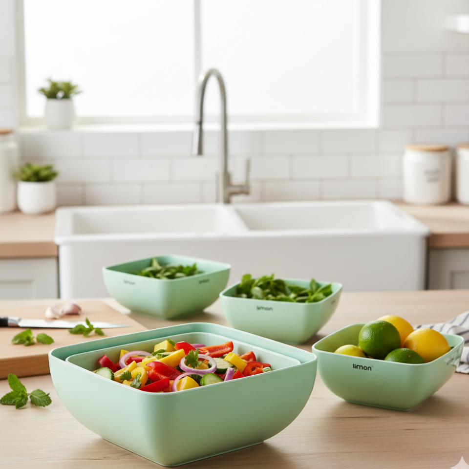 Limon Eleganza 4-Piece Bowl Set