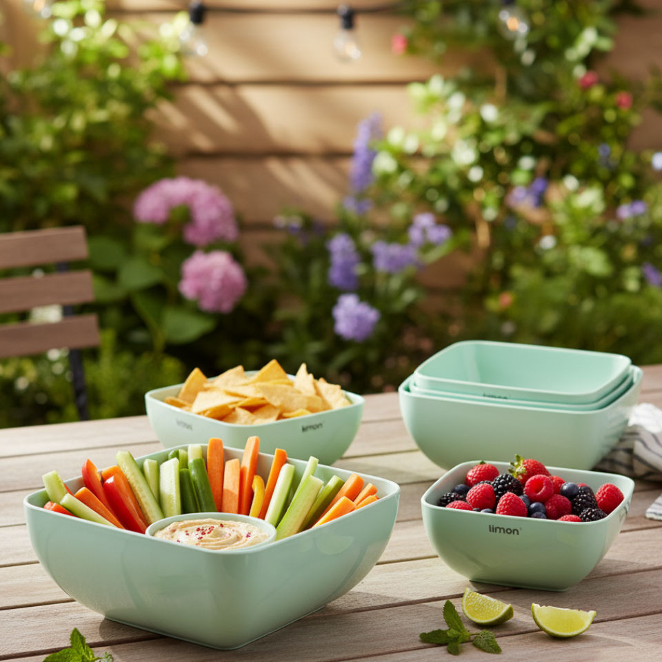 Limon Eleganza 4-Piece Bowl Set