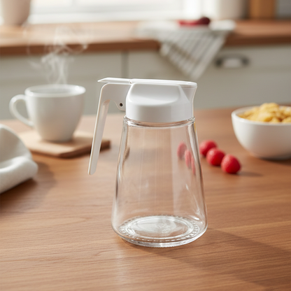 Limon Sliding Lid Glass Sugar Dispenser